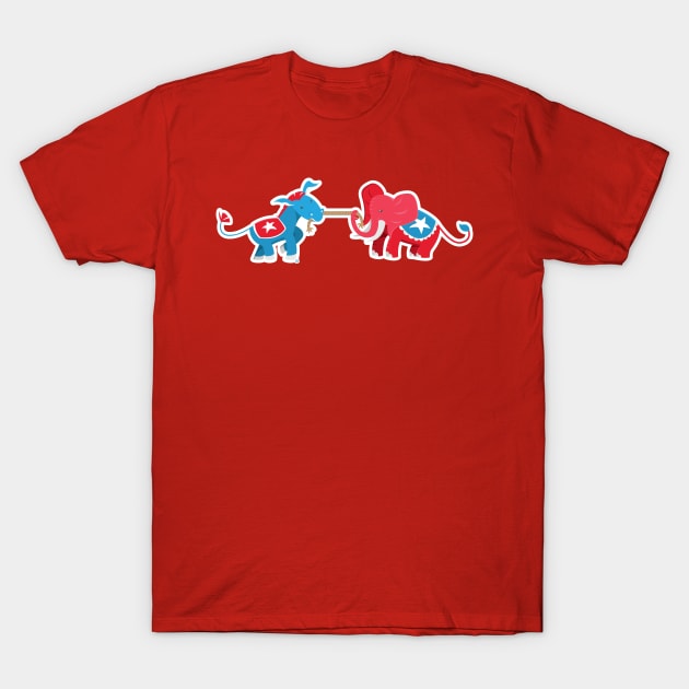 The Electoral Games (Red) T-Shirt by dhartist